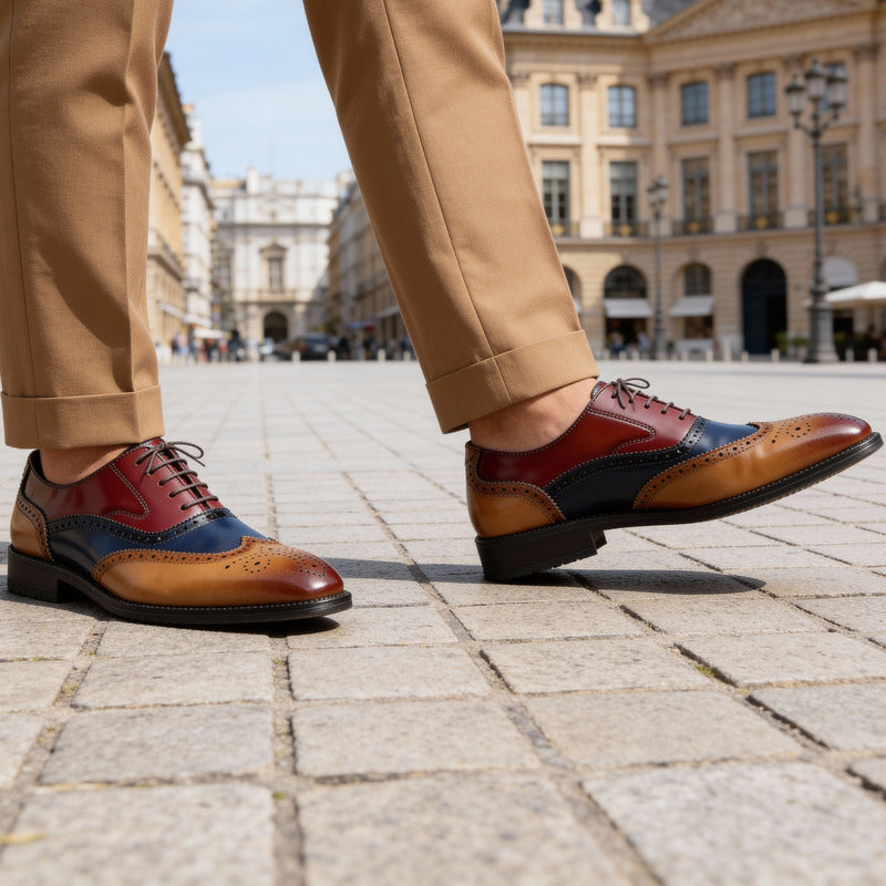 James - Elegant Wingtip Oxfords