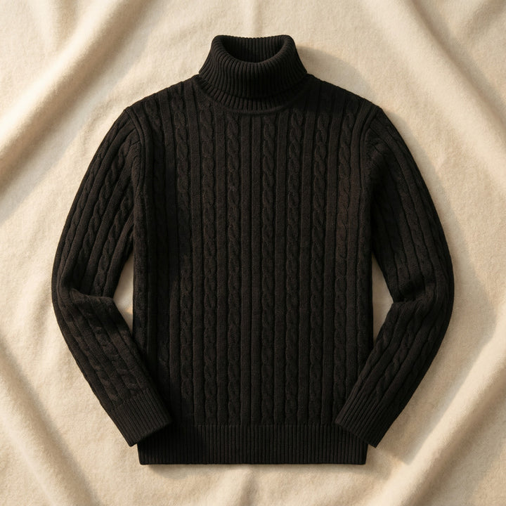 Nolan - Jacquard Turtleneck