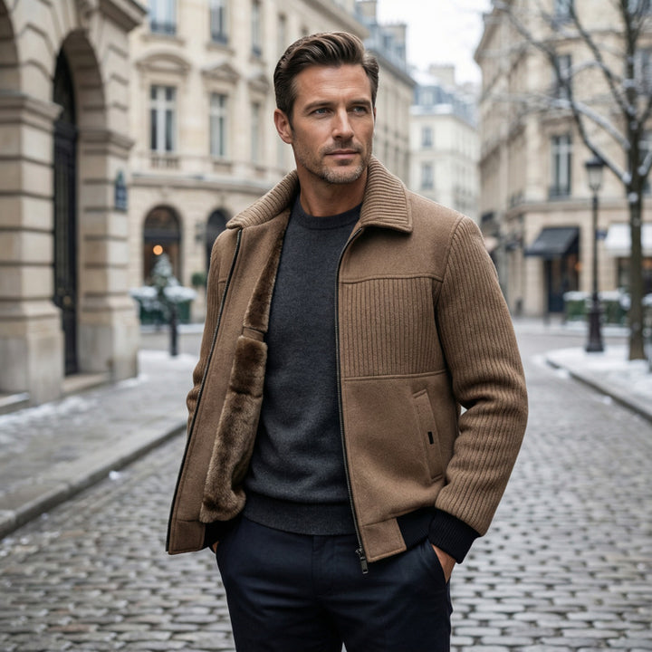 Fabio - Elegant Fleece Jacket