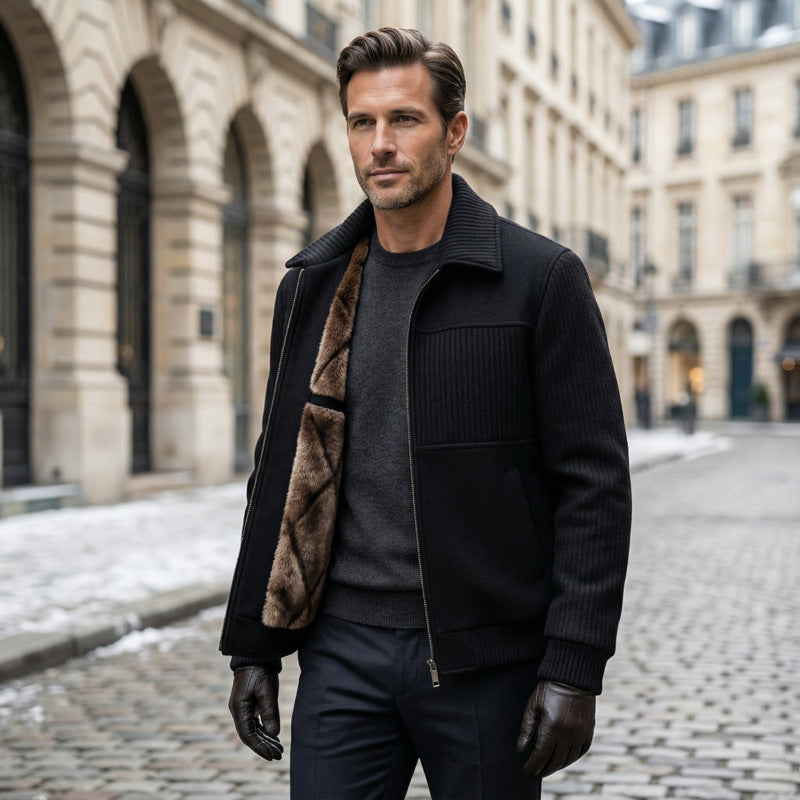 Fabio - Elegant Fleece Jacket