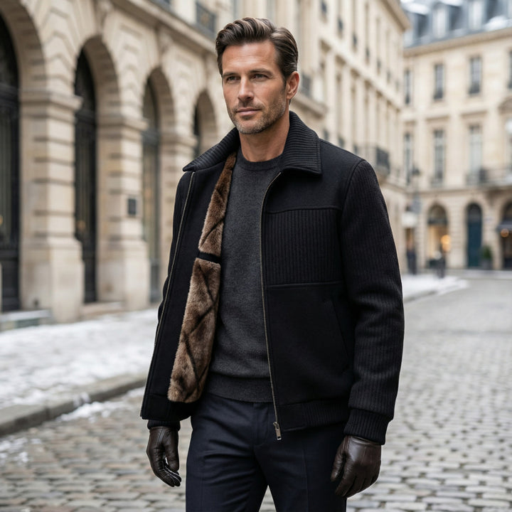 Fabio - Elegant Fleece Jacket