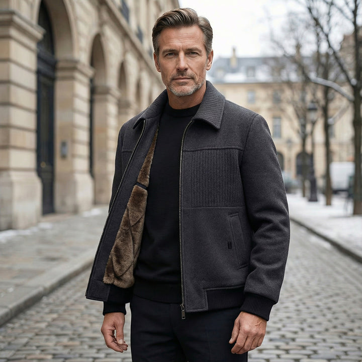 Fabio - Elegant Fleece Jacket